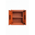 thumbnail image 2 of Hyper Tough Limited Edition 11.6-inch Steel Mini Tool Storage Cabinet, Dark Orange Diamond Glitter, Double Doors & Non-Slip Top Mat, 2 of 6