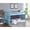 Aqua, variant on ACME Cargo Container Style Metal Twin over Twin Bunk Bed in Aqua Blue