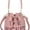 Purple, variant on Sunyuer Women Mini Drawstring Bucket Bag, Letter Print PU Leather Handbag, Fashion Detachable Adjustable Strap Crossbody Shoulder Purse for Daily Travel