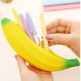 thumbnail image 1 of Novelty Silicone Portable Banana Coin Pencil Case Purse Bag Wallet Pouch Keyring, 1 of 5
