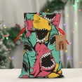 thumbnail image 4 of Fuzoiu Angry Shark Pattern Print Christmas Gift Bag,Burlap Gift Bag with Drawstring Closure & Hang Tag,Perfect for Holidays, Birthdays, and Special Occasions-Small, 4 of 7