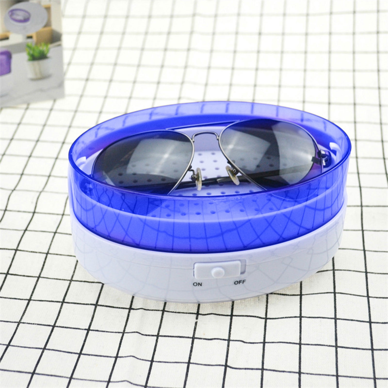 USB-Powered Mini Jewelry Cleaner, Vibrating Eyeglass Cleaner, Jewelry Washing Machine, Portable USB Operated Cleaner, Small Jewelry and Glasses Cleaning Device, Gentle Multi-Purpose Cleaning Tool