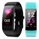 thumbnail image 1 of Gwong Electrónica Q18 1.14 pulgadas Color Pantalla cardíaca BP Monitor Sport Pedómetro Pulsera inteligente, 1 of 7