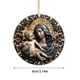 thumbnail image 3 of Colgante de bendición de nacimiento de Navidad 2025 | Adorno acrílico para coche con visión estereoscópica | Decoración para árbol de Navidad y hogar | Regalo para recién nacidos para Navidad y, 3 of 5