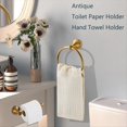 thumbnail image 2 of 1 Juego de Soporte para Papel Higiénico Antiguo con para Toallas, Soporte para Toallas de Mano, Colgador de Papel para Baño, Herrajes para Montaje en Pared, 2 of 5