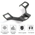 thumbnail image 6 of CheroCar Car Steering Wheel Cover Trim for Dodge RAM 2010-2017(Carbon Fiber Black), 6 of 7