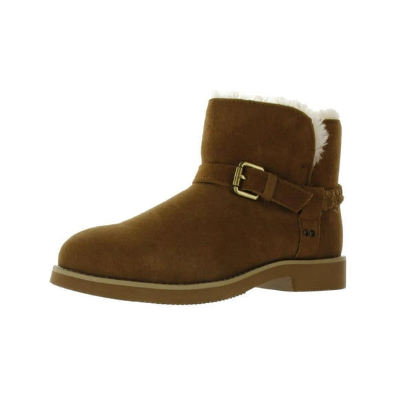 Style & Co. Womens KORRI Faux Suede Buckle Winter & Snow Boots