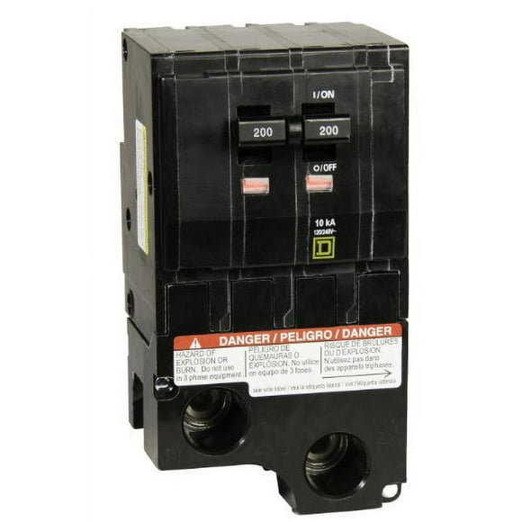 Square D by Schneider Electric QO2200CP QO 200-Amp Two-Pole Circuit Breaker