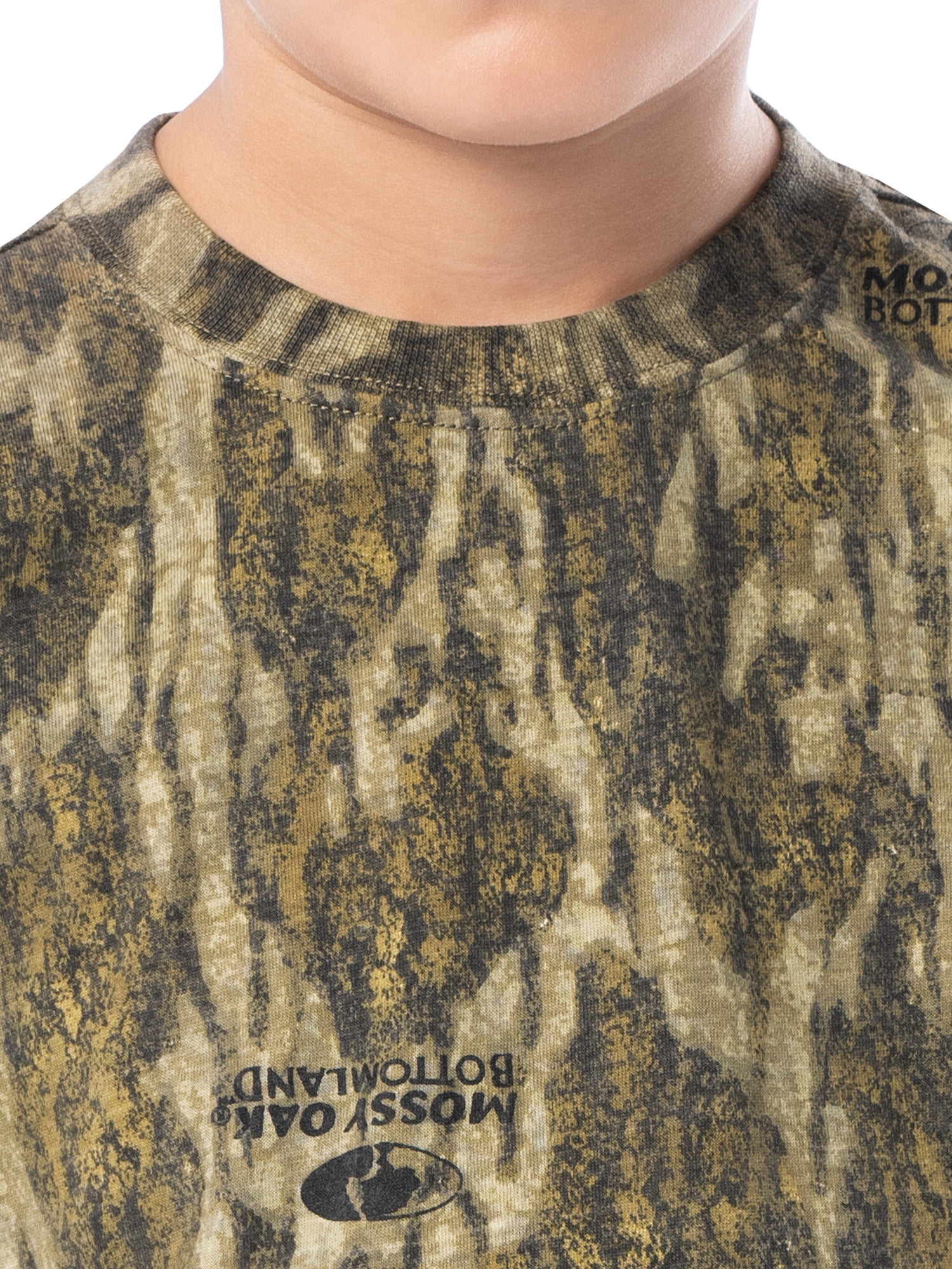 Mossy Oak Youth Hunting Camo Short Sleeve T-Shirt, size XS-XL