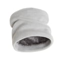 thumbnail image 3 of Qarigey Bufandas de punto cálidas Unisex para hombre y mujer, bufandas de punto elásticas gruesas, calentador de cuello para niños, bufanda Sombreros Gris claro, 3 of 6