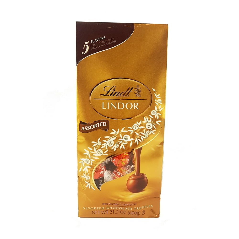 Lindt Lindor Chocolate Truffles 5 Assorted Flavors 21.2 Oz. 50 Count