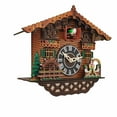 thumbnail image 5 of Cuckoo Clock Vintage Large Wooden Wall Clock Handcrafted Cuckoo Clock Traditional Chalet Forest House Clock Handcrafted Wooden Wall,9.50x4x17.72 inches Inch Brown, 5 of 8