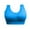 Blue, variant on Jacenvly Sports Bras for Women Wireless Solid Push-Up Bra Women Bras Pack Breathable Soft Comfortable Sports Bras - Padded Seamless High Impact Support for Yoga Workout Fitness