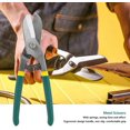 thumbnail image 1 of Germany Type 8-Inch Metal Shears for Cutting Aluminum, Sheet Metal, Leather, Cardboard, and Plastic, 1 of 5