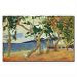 Trademark Art "By the Seashore Martinique 1887" Canvas Wall Art by Paul Gauguin