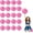 Mixed Pink, variant on 20 Pcs Cheerleading poms,pom poms Cheerleading with Finger Holes Metallic Foil Cheer Pom Pomsfor Dance, Matches, Team Spirit Sports (Mixed Blue)