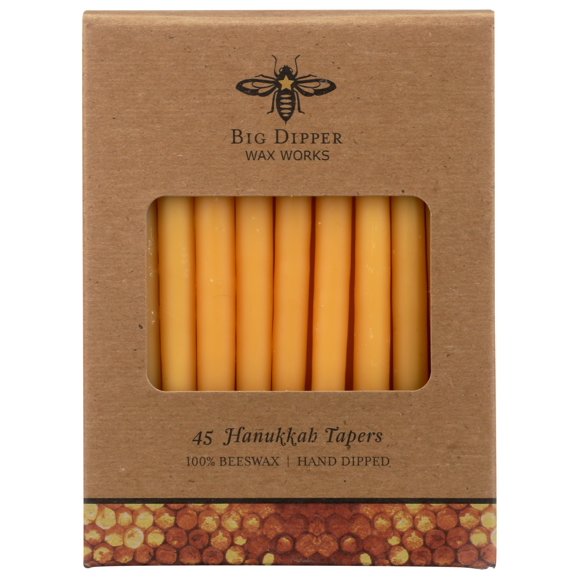 BIG DIPPER WAX WORKS Hannukah Taper Candles 45 Count, 45 CT