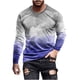 thumbnail image 2 of Blusas y camisas de manga larga con cuello redondo para hombre, blusas casuales de cuello redondo y manga larga, camisetas estampadas, blusas para hombre, 2 of 5