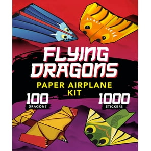 Supercool Paper Airplanes Kit: 12 Pop-Out Paper Airplanes Assembled in  About a Minute: Kit Includes Instruction Book, Pre-Printed Planes &  Catapult