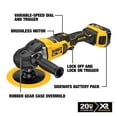 thumbnail image 2 of Pulidora DEWALT DCM849P2 20 V MAX* XR, giratoria inalámbrica, 180 mm, 2 of 9