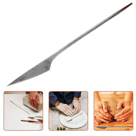 HOMEMAXS Stainless Steel Clay Tools Set for Handcrafts Silver Color 19pcs Perfect for DIY Crafts and Pottery