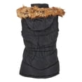 thumbnail image 3 of Canada Weather Gear Women's Puffer Vest with Faux Fur Trim Hood, 3 of 11