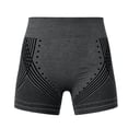 thumbnail image 4 of Womens Biker Shorts High Waist Booty Lifting Compression Athletic Shorts Grey, 4 of 6