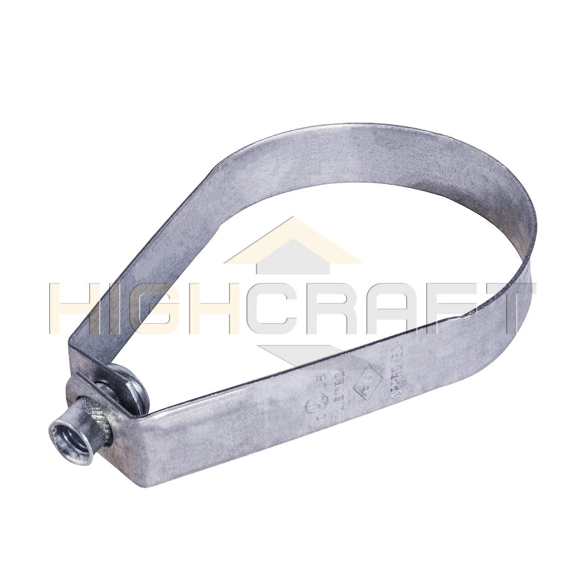 Highcraft 8" Swivel Loop Hanger for Vertical Pipe Support Steel (5-Pk)
