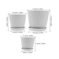 thumbnail image 2 of Hytrove 3Ud Macetas De Plástico Para Suculentas Con Resistente Para Uso Interior Y Exterior, 2 of 8