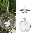 thumbnail image 3 of asdf Disney Little Mermaid Scuttle Seagull Custom PVC Figure in Globe 4" Holiday Christmas Tree Ornament 2pcs Detachable, 3 of 3