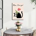 thumbnail image 7 of Mothers Day Poster  I Love You Mom Wall Art Gift From Daughter Son Mother'S Day Canvas Print Cute Gift For Mom, 7 of 7
