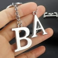 thumbnail image 6 of Xinyolin Key Ring Non-fading Decorative Electroplated A-Z 26 Letter Metal Key Chain Charm for Promotional Gifts, 6 of 8