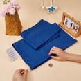 thumbnail image 3 of Cloth Chair Replacement with 2 Wood Sticks for Director Chair Makeup Chair Seat and Back Marine Blue 195~420x530x2.5mm, 3 of 6