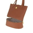 thumbnail image 2 of JOY Smart Chic Leather Double Decker Tote, 2 of 7