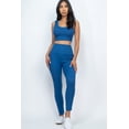 thumbnail image 5 of Ribbed Two-Piece Crop Top and Leggings Ensemble, 5 of 11