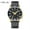 GoldShellBlackFaceBlackBelt, variant on Hele Outdoor Sports Genuine Leather Men's Quartz Watch Waterproof Single Calendar Watch