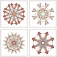 thumbnail image 2 of Modern Snowflakes Quadriptych, 2 of 4
