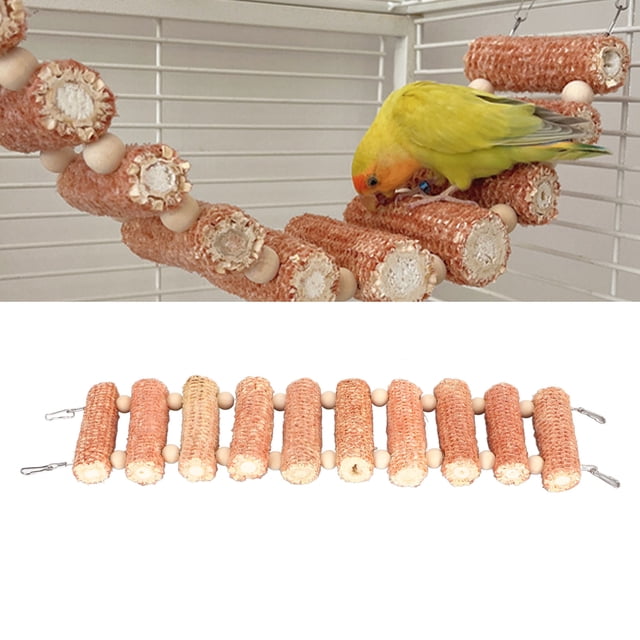 Small Pet Ladder Toy, Decorative Corncob Arch Bridge Ladder Toy Relieve Boredom For Parrots For Hamsters For Rabbits