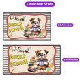 thumbnail image 5 of Welcome Bulldog Back to School Vintage Retro Desk Mat Full Keyboard Mouse Pad Dog Lover Gifts Idea Large Mousepad - 02012, 5 of 5