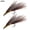 Brown, variant on Blarkrus 2 Pack Fishing Lures 2pcs Fly, Deceiver Fly Pattern with Fly Design, for Saltwater Fly Fishing for Tarpon and Dogfish, Black
