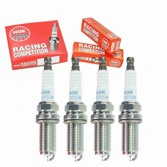 4 pc NGK 4654 Racing Spark Plugs for 5347 IKH27 Ignition Wire Secondary