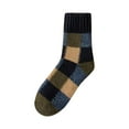 thumbnail image 2 of Viluyesy Womens Winter Socks, Comfort Soft Thicken Stretch Warm Fuzzy Wool Crew Socks Navy, 2 of 3