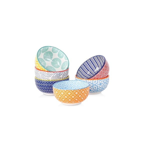 Set de cuencos para mojar Selamica Ceramic 120 ml, 9 cm, 6 unidades