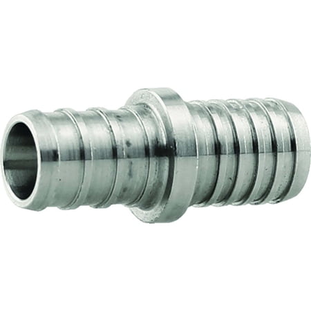 Boshart Plumbeeze Polybutylene PEX-B Transition Coupling - Stainless Steel - 0.5 x 0.5