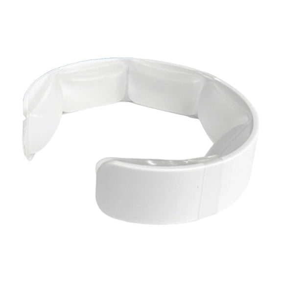 Cooling Neck Ring for Summer, Portable Ice Neck Wrap for Outdoor Sports, Reusable Heat Relief Collar, White