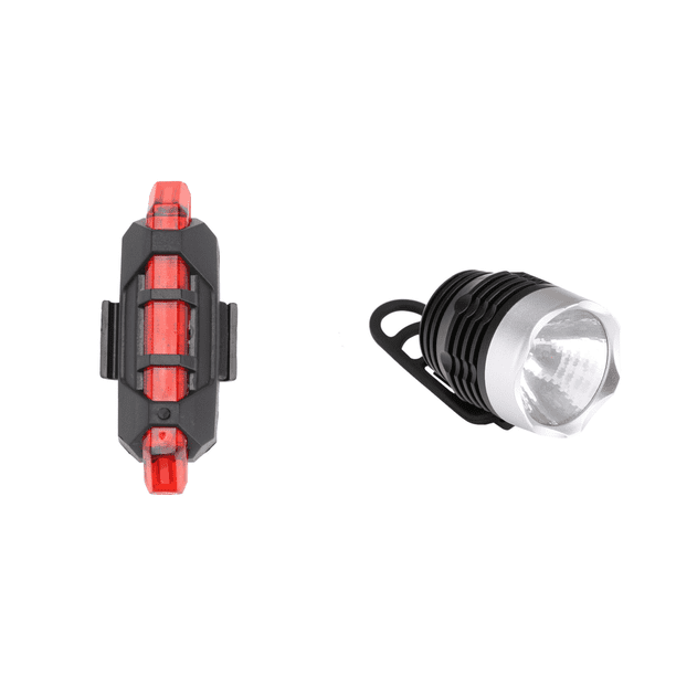 USB LED bicicleta luz trasera recargable impermeable bicicleta advertencia lámpara roja