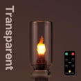 thumbnail image 4 of Flickering Flame Light Bulbs Usb Candles Flameless Tea Lights Candles Flickering Bright Tealights for Indoor Outdoor Home Party Decor Remote Control 1PC Clear, 4 of 9