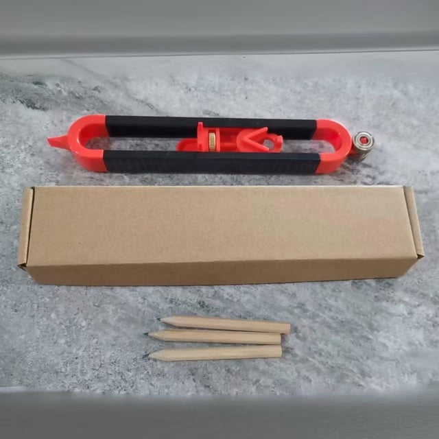 NWOKYZGH Contour Gauge Scribe Tool, Precise Profile Gauge Tool with Lock for Pencil Woodworking Edge Corner Measuring Profile Duplicator