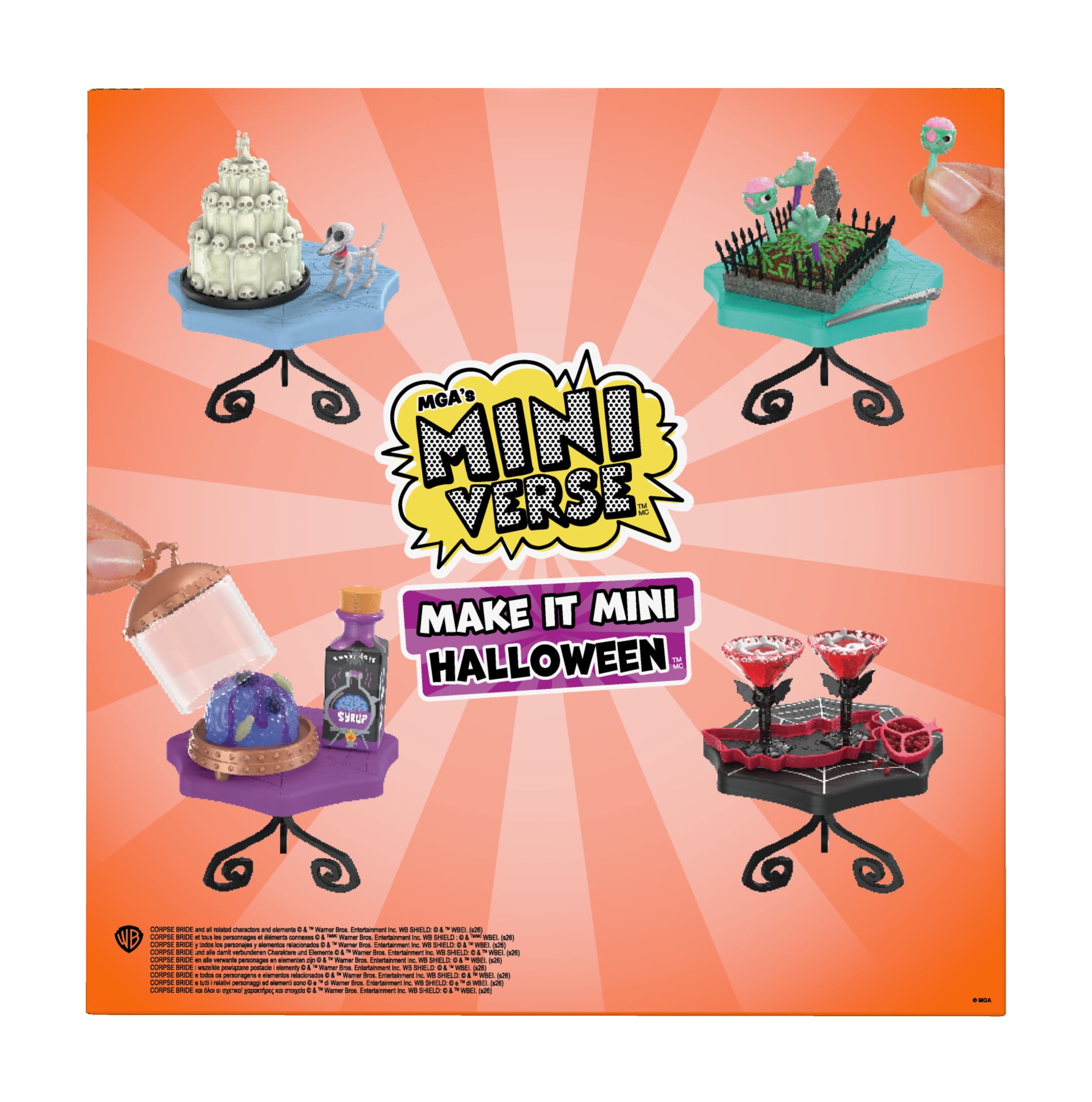 MGA's Miniverse Make It Mini Halloween Collectibles, Mystery Blind Packaging, Ages 8+
