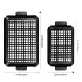 thumbnail image 6 of Gzcmxh Grill Pan, 2 Grilling Tray - Outdoor Grilling Baskets with Hole, 3.0 Pounds Good Bbq Grill Set for Camping Vegetable Meat (Black), 6 of 7